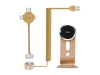 Hoco Car Holder, Multifunction Magnetic, P8 - Gold