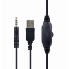  Gaming Headset GMB GHS-06, 40mm driver, 20-20000Hz, 32 Ohm, 105 db, 0.370g, 3.5mm, Black