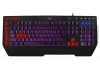 Gaming Keyboard SVEN KB-G9600, Multimedia, 6 G-keys, Macro, 3 color backlight, Wrist rest, USB