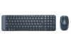 Wireless Keyboard & Mouse Logitech MK220, Compact, Quiet typing, FN key, 2xAAA/2xAA, Black
