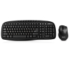 Wireless Keyboard & Mouse SVEN KB-C3600W, Multimedia,  Nano rec., 2.4GHz, 1xAA/2xAAA, Black