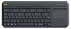 Wireless Touch Keyboard Logitech K400 Plus, FN key, Quiet typing, Unifying receiver, 2xAA