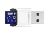 512GB MicroSD (Class 10) UHS-I (U3) +SD adapter, Samsung PRO Plus "MB-MD512KA" (R/W:160/120MB/s)