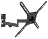 Wall Mount Barkan ''3420'' Black 13"-60" Full Motion, max.25kg, VESA mm: up to 400x400mm