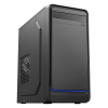 Case mATX 500W Sohoo 6503BK, 2xUSB2.0, Black, ATX-500W-12cm 