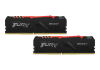 16GB DDR4-3200MHz  Kingston FURY Beast RGB (Kit of 2x8GB) (KF432C16BBAK2/16), CL16-18-18, 1.35V, BLK