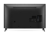 55" LED TV LG 55UQ75006LF, Black (3840x2160 UHD, SMART TV, DVB-T2/C/S2)