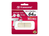  64GB USB3.1 Flash Drive Transcend "JetFlash 820", Gold, Metal Case, Luxury Design (R/W:90/30MB/s)