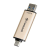  512GB USB3.1/Type-C Flash Drive  Transcend "JetFlash 930C", Gold, Classic Cap,OTG (R/W:420/400MB/s)