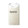  16GB USB2.0 Flash Drive Apacer "AH111", Silver-Crystal, Super-Mini, Metal, Capless (AP16GAH111CR-1)