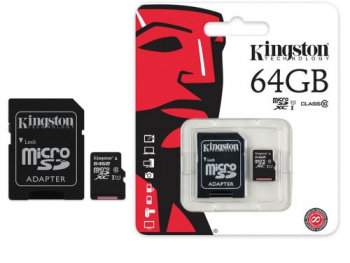 64GB microSD Class10 A1 UHS-I