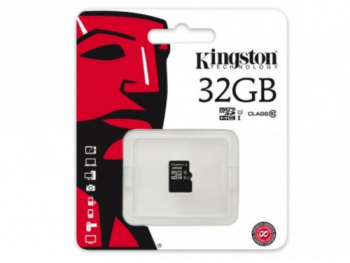 32GB microSD Class10 A1 UHS-I  Kingston Canvas Select Plus