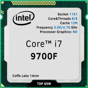 CPU Intel Core i7-9700F 3.0-4.7GHz