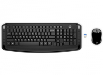 HP Wireless Keyboard and Mouse 300, Black