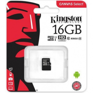 16GB microSD Class10 UHS-I  Kingston Canvas Select
