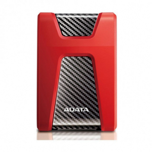 2.0TB (USB3.1) 2.5" ADATA HD650 Anti-Shock External Hard Drive, Red