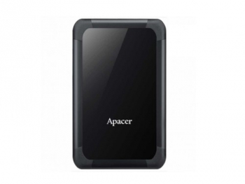 2.0TB (USB3.1) 2.5" Apacer AC532 Shockproof Portable Hard Drive, Black