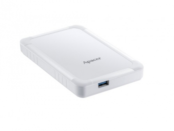 2.0TB (USB3.1) 2.5" Apacer AC532 Shockproof Portable Hard Drive, White