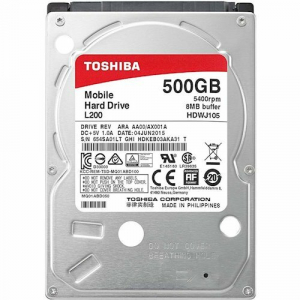 2.5" HDD 500GB  Toshiba  L200 HDWK105UZSVA
