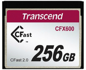 256GB CompactFlash Card, CFast 2.0 600X, Transcend