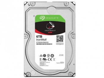 3.5" HDD 6.0TB Seagate ST6000VN0033 IronWolf™ NAS, 7200rpm, 256MB, SATAIII