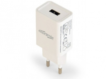 Gembird EG-UC2A-03-W, Universal AC USB charging adapter, 5 V / 2 A, White