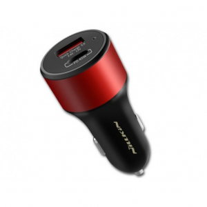 	Nillkin Auto adapter, Quick Charge 3.0, Celerity (USB+Type C) 63W - Red