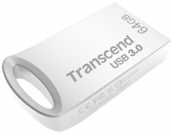 64GB USB3.1 Flash Drive Transcend "JetFlash 710S", Silver