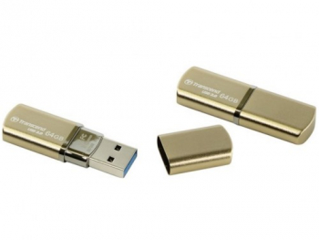 Transcend "JetFlash 820", Gold, Metal Case