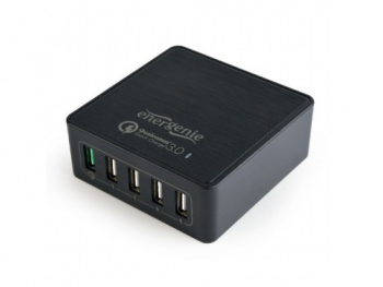 Universal 5-port USB Charger - Gembird EG-UQC3-02