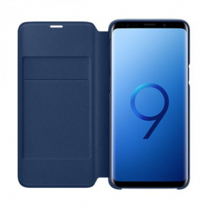 Original Sam. LED Flip Wallet Galaxy S9+ - Blue