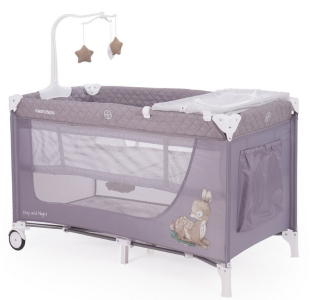Playpen Kikka Boo So Day & Night Deer 2, Gray 2 leves