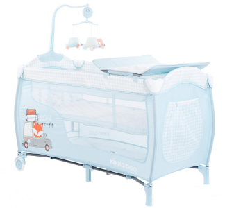 Playpen Kikka Boo Dolce Sonno Blue Fox Best Friends 2 levels