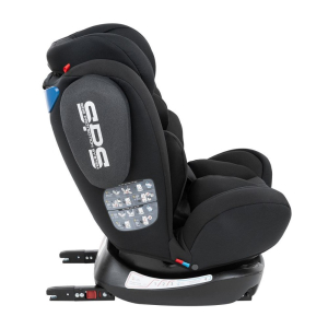 Car seat Kikka Boo 0-1-2-3 (0-36 kg) 4 Fix DOUBLE ISOFIX Black 2020