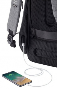 Backpack Bobby Hero Regular, anti-theft, P705.292 for Laptop 15.6" & City Bags, Grey