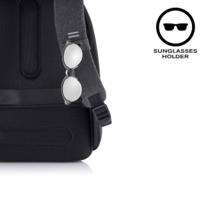 Backpack Bobby Hero Small, anti-theft, P705.701 for Laptop 13.3" & City Bags, Black