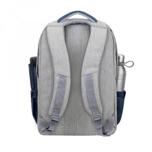 Backpack Rivacase 7567, for Laptop 17,3" & City bags, Gray/Dark Blue