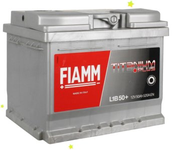 Fiamm - 7903779 L1B 50+ L1B W Titan PL EK41 P+(520 A) /auto acumulator electric