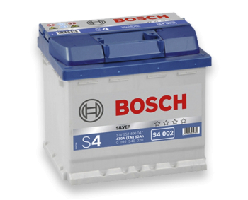 Аккумулятор BOSCH 52AH 470A(EN) клемы 0 (207x175x190) S4 002
