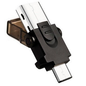 Card Reader ADATA "USB-C OTG READER" Black, USB3.1/Type-C (MicroSD)