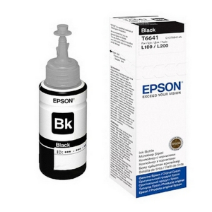 Ink  Epson C13T66414A black bottle 70ml
