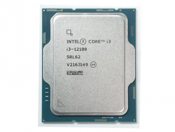 CPU Intel Core i3-12100 3.3-4.3GHz (4P+0E/8T,12MB,S1700, 10nm, Integ. UHD Graphics 730, 60W) Tray