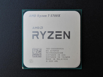 CPU AMD Ryzen 7 5700X  (3.4-4.6GHz, 8C/16T, L2 4MB, L3 32MB, 7nm, 65W), Socket AM4, Rtl