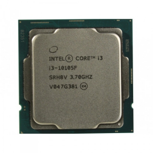 CPU Intel Core i3-10105F 3.7-4.4GHz (4C/8T, 6MB, S1200, 14nm, No Integrated Graphics, 65W) Tray