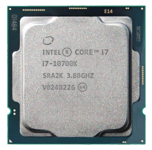 CPU Intel Core i7-10700K 3.8-5.1GHz (8C/16T,16MB, S1200, 14nm,Integrated UHD Graphics 630,125W) Tray