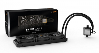 AIO Liquid Cooling be quiet! "Silent Loop 2 360mm" (17,7-39.8dB, 3x120mm, PWM, 2200RPM, ARGB, 1330g.