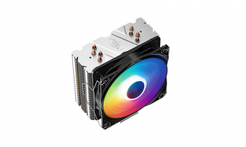 AC Deepcool "GAMMAXX 400 K" (500-1500RPM, 56.5 CFM, 120mm, RGB, 180W, 4x6mm, 606g.)