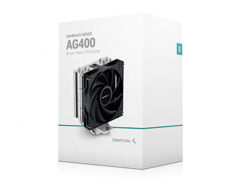 AC Deepcool "AG400" (≤31.6dB, 500-2000RPM, 75.89 CFM, 120mm, 220W, 4x6mm, 614g.)