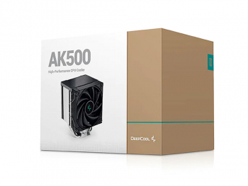 AC Deepcool "AK500" (≤31.5dB, 500-1850RPM, 68.99 CFM, 120mm, 240W, 5x6mm, 1040g.)