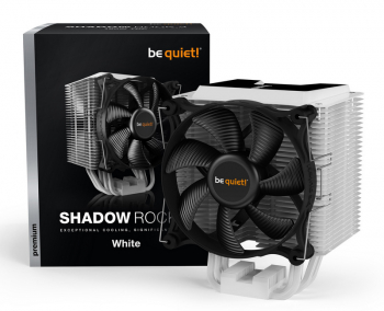 AC be quiet! "Shadow Rock 3 White" (11.5-24,4dBA, 1600RPM, 120mm, PWM, 190W, 5x6mm, 710g.)